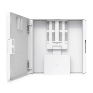 Ubiquiti, Alarm Hub Kit, 32 Input Zone Alarm Control Hub, Hardwire Intrusion Sensors Powered Using PoE++ Input, Optional Battery Backup.