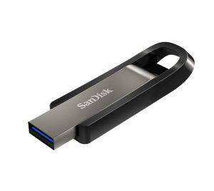 SanDisk 256GB Extreme GO USB3.2 Metal Flash Drive USB-A 400MB/s SecureAccess™ encryption software2 Lifetime Lifetime Warranty Black (LS)