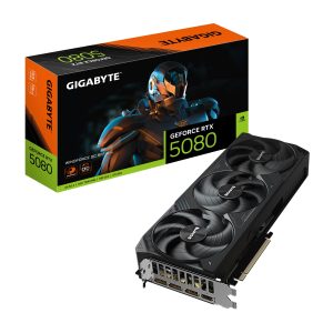 Gigabyte GeForce RTX™ 5080 WINDFORCE OC SFF 16G, 2670 MHz, CUDA 10752, GDDR7,  256 bit, PCI-E 5.0, PSU 850W, DisplayPort 2.1b x3 HDMI 2.1b x1