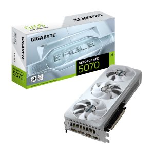 Gigabyte GeForce RTX 5070 EAGLE OC ICE SFF 12G, 2587 MHz, CUDA 6144, 28 Gbps, GDDR7, 192 bit, PCI-E 5.0, ATX, PSU 750W, DisplayPort 2.1b HDMI 2.1b *1