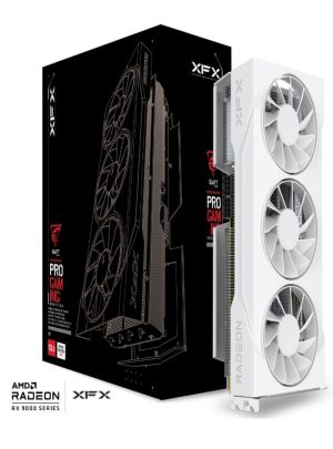 XFX Swift AMD Radeon RX 9070GRE White Triple Fan Gaming Edition with 12GB GDDR6 HDMI 3xDP, AMD RDNA™ 4 (RX-97GRE29W7)