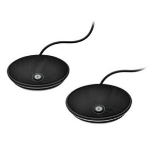 Logitech GROUP Expansion Microphones, 2× Mics included, Plug‑and‑Play, Superior Audio,