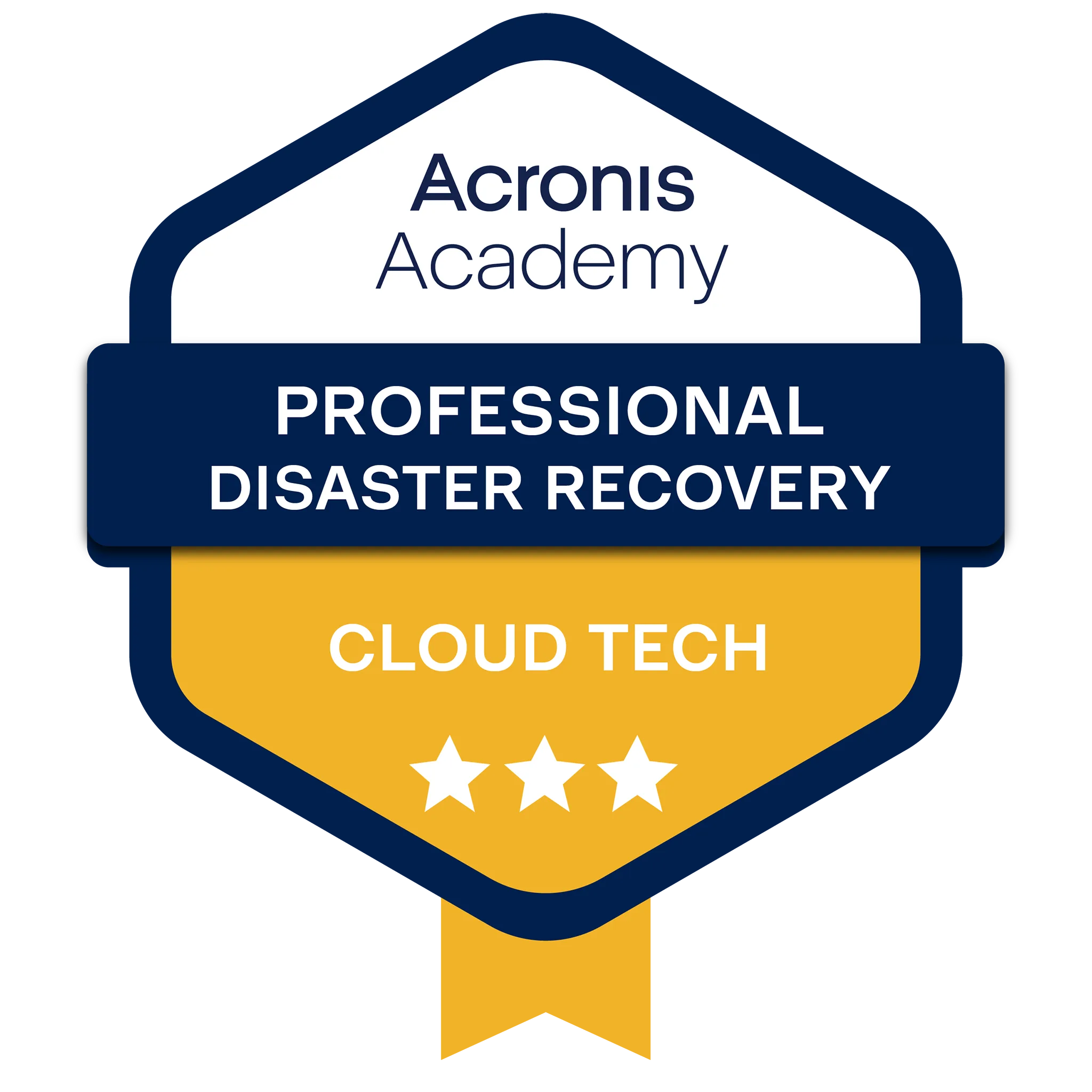 Acronis Professional Disaster Recovery Badge