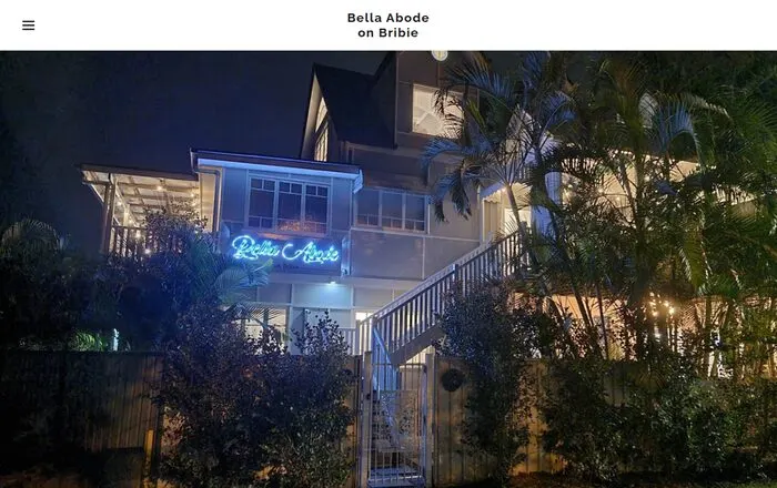 Bella Abode on Bribie accommodation website