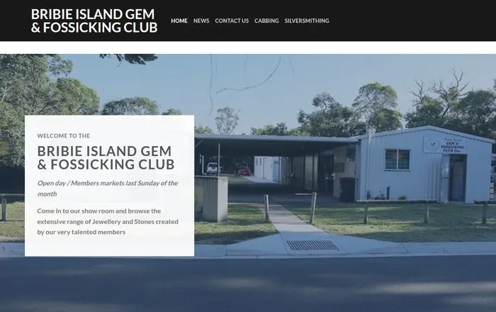 Bribie Island Gem and Fossicking Club website