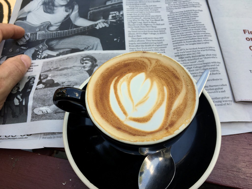 Flat white coffee and an open newspaper - Virtue IT Tech Talk column